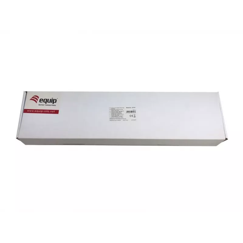 Equip 327316 Premium 16-Port Cat.5e Geschirmtes Patchpanel, Hellgrau