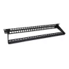 Equip 48-Port Keystone Cat.6 Unshielded Patch Panel, Schwarz, RJ-45, Cat6, 1U, Schwarz, Stahl, REACH, RoHS