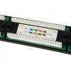 Equip 24-Port Cat.5e Unshielded Patch Panel, Schwarz, Cat5e, Rack-Montage, 1U, Schwarz, RoHS, CE