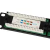 Equip 24-Port Cat.5e Unshielded Patch Panel, Schwarz, Cat5e, Rack-Montage, 1U, Schwarz, RoHS, CE