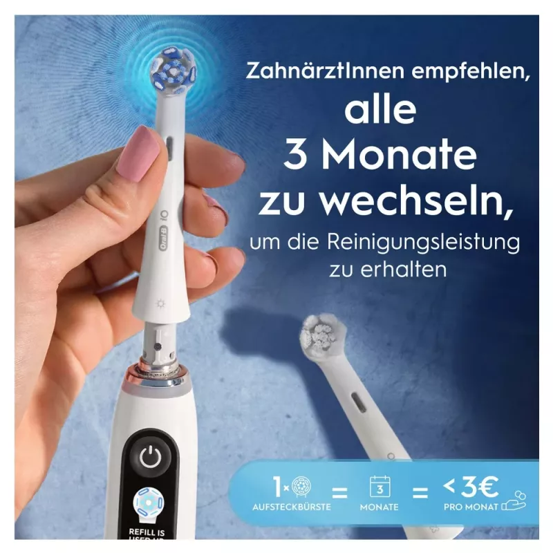 Oral-B iO Ultimate Clean Ersatzbürstenköpfe, weiß, 2 Stk.