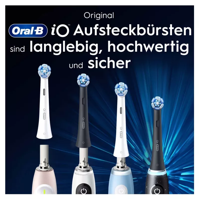 Oral-B iO Ultimate Clean Ersatzbürstenköpfe, weiß, 2 Stk.