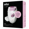 Epilierer Braun Silk-épil 3 3-031 20 Pinzetten Pink Weiß