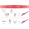 Equip Cat.6 S/FTP Patchkabel, 20m, Lila, 20 m, Cat6, S/FTP (S-STP), RJ-45, RJ-45, Lila