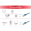 Netzwerkkabel Equip Cat.6A S/FTP Patchkabel RJ-45 1m Blau