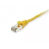 Patch-Kabel Equip Cat.6A S/FTP RJ-45 1,0 m Gelb