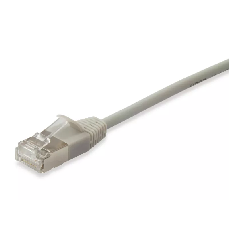 Netzwerkkabel Equip Kat.6A F/FTP schlank Patchkabel RJ-45 20m Beige