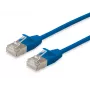 Equip Cat.6A F/FTP schlank Patchkabel, 1m, Blau