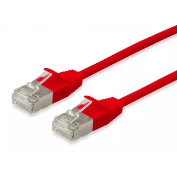 Equip Cat.6A F/FTP schlank Patchkabel RJ-45 2 m Rot