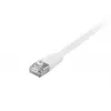 Equip Cat.6A U/FTP Flach-Patchkabel RJ-45 1m Weiß
