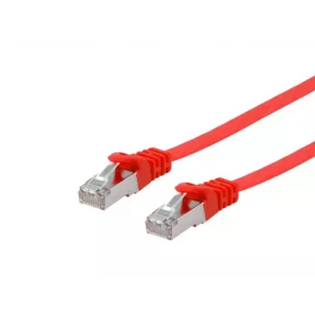 Equip Cat.6A U/FTP Flach-Patchkabel RJ-45 1,0 m Rot