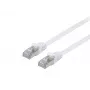 Equip Cat.6A U/FTP Flach-Patchkabel, 3,0 m, Weiß, 3 m, Cat6a, U/FTP (STP), RJ-45, RJ-45, Weiß