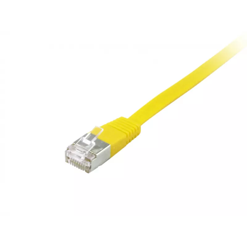 Equip Cat.6A U/FTP Flach-Patchkabel, 3,0 m, Gelb
