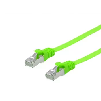 Equip Cat.6A U/FTP Flach-Patchkabel, 10,0 m, Grün, 10 m, Cat6a, U/FTP (STP), RJ-45, RJ-45, Grün