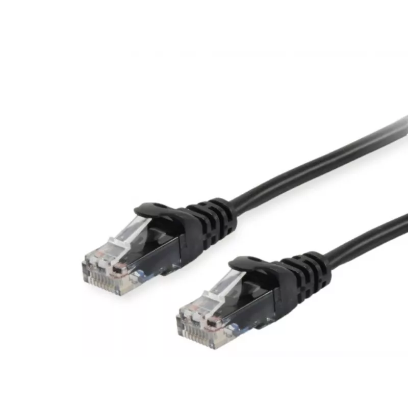 Patchkabel Equip Cat.6A RJ-45 U/UTP 7,5 m Schwarz
