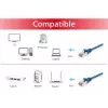 Equip Cat.6A S/FTP Patchkabel, Blau, 25m