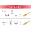 Equip Cat.6A S/FTP Patchkabel, Gelb, 25 m, 25 m, Cat6a, S/FTP (S-STP), RJ-45, RJ-45, Gelb