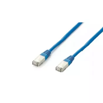 Netzwerkkabel Equip Cat.6A Platinum S/FTP RJ-45 10m Blau