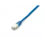 Equip Cat.6A Platinum S/FTP Patchkabel, 1,0 m, Blau, 1 m, Cat6a, S/FTP (S-STP), RJ-45, RJ-45, Blau