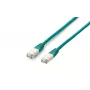 Patch Kabel Equip Cat.6A Platinum RJ-45 S/FTP 0.5m Grün