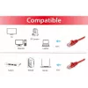 Equip Cat.6A U/UTP Patchkabel, 1m, Rot, 1 m, Cat6a, U/UTP (UTP), RJ-45, RJ-45, Rot