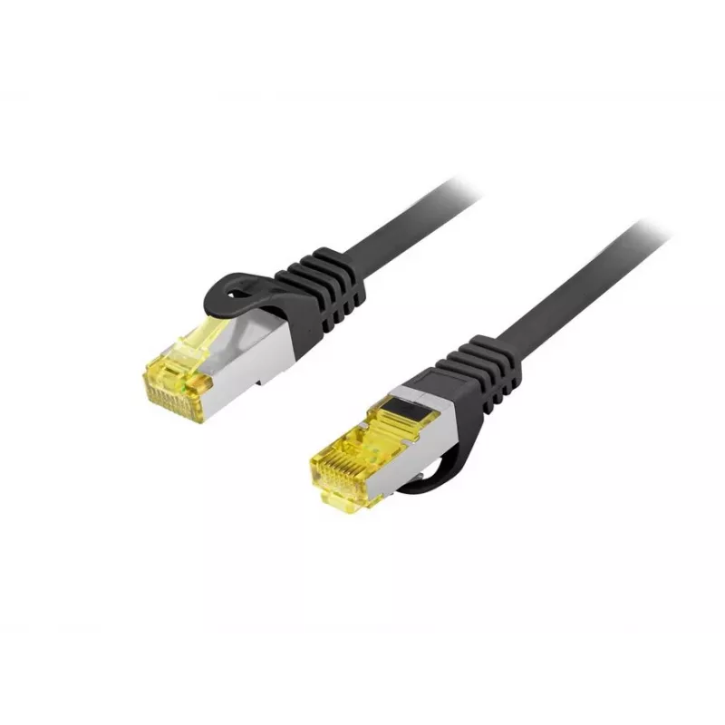 Outdoor-Patchkabel EQUIP Cat.6A S/FTP 1,0 m RJ-45 — Schwarz