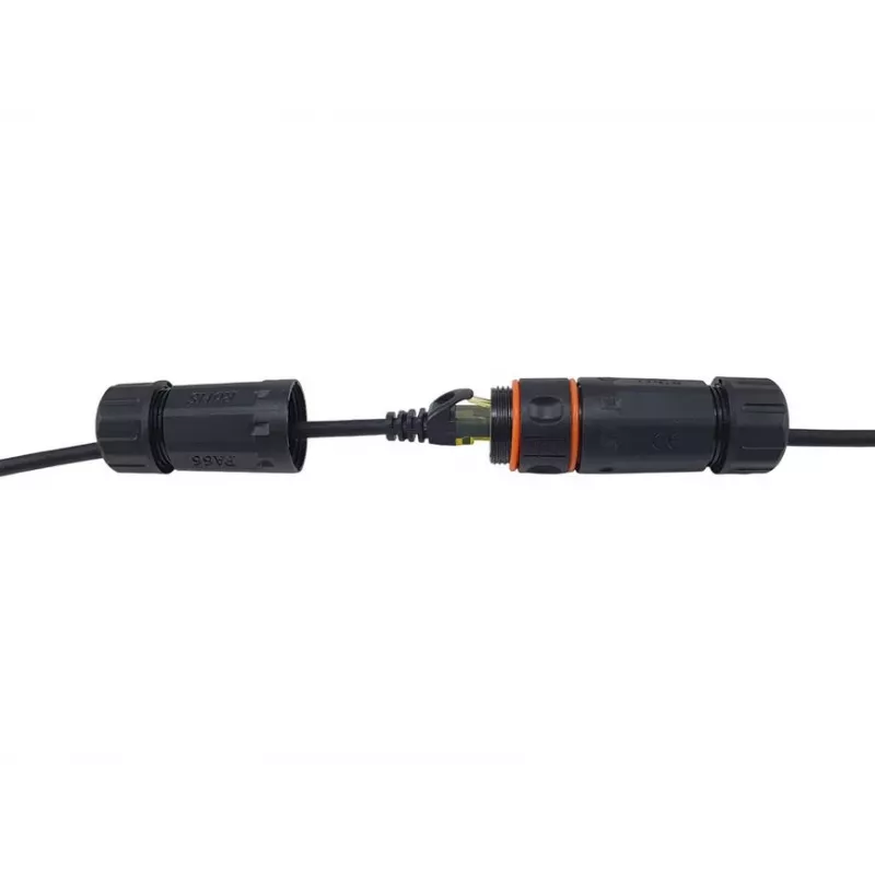 Outdoor-Patchkabel EQUIP Cat.6A S/FTP, 2,0 m, RJ-45 – Schwarz