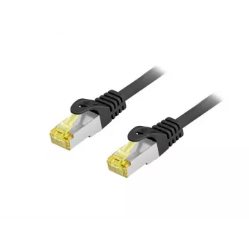 Patchkabel EQUIP Cat.6A S/FTP Outdoor 0,25 m, RJ-45 — Schwarz