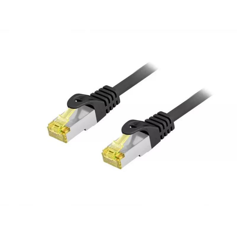 Patchkabel EQUIP Cat.6A S/FTP Outdoor 0,25 m, RJ-45 — Schwarz