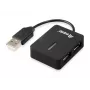 Equip 128952 Schnittstellen-Hub USB 2.0 480 Mbit/s Schwarz