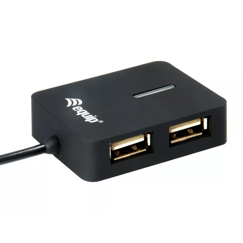 Equip 128952 Schnittstellen-Hub USB 2.0 480 Mbit/s Schwarz