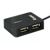Equip 128952 Schnittstellen-Hub USB 2.0 480 Mbit/s Schwarz
