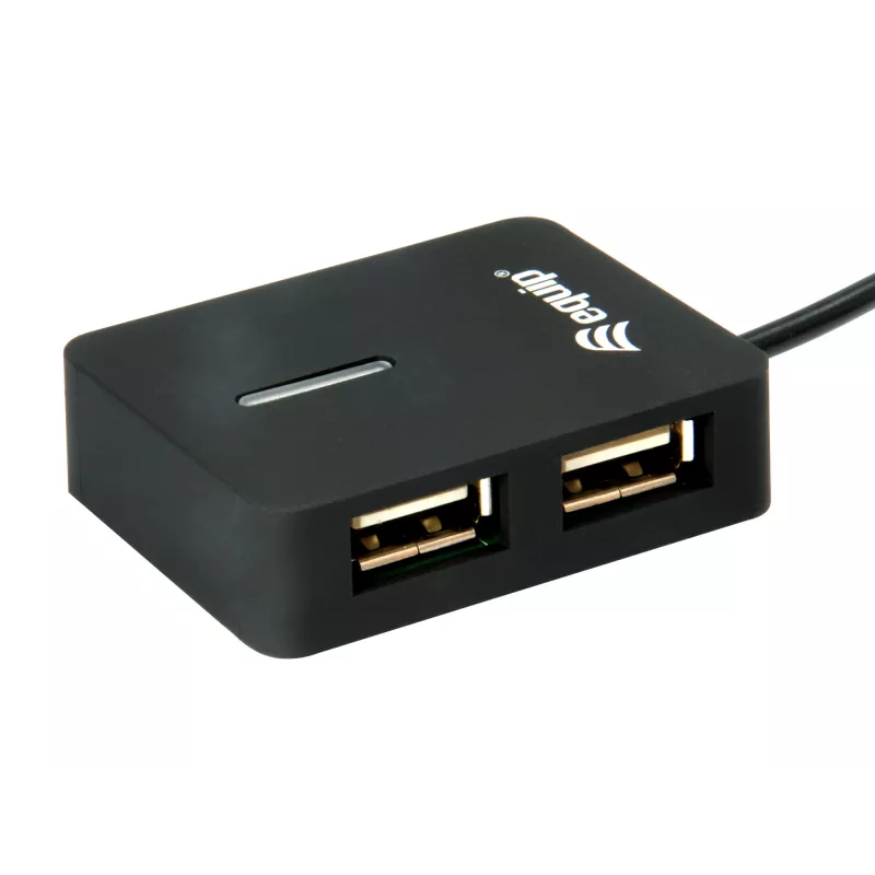 Equip 128952 Schnittstellen-Hub USB 2.0 480 Mbit/s Schwarz