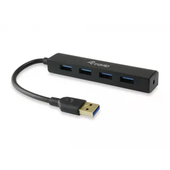 Equip 128953 Schnittstellen-Hub USB 3.2 Gen 1 (3.1 Gen 1) Typ-A 5000 Mbit/s Schwarz