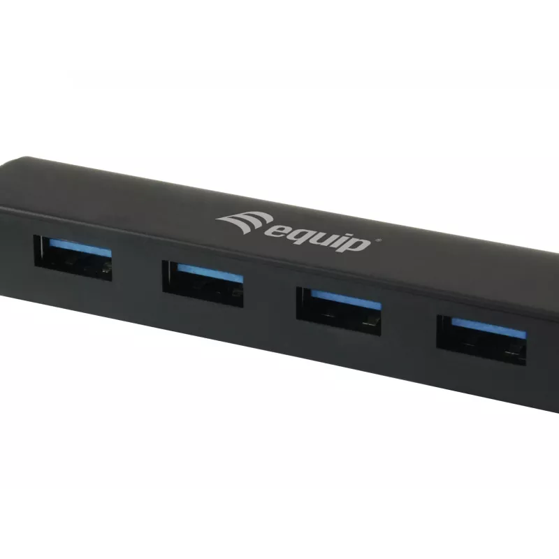 Equip 128953 Schnittstellen-Hub USB 3.2 Gen 1 (3.1 Gen 1) Typ-A 5000 Mbit/s Schwarz