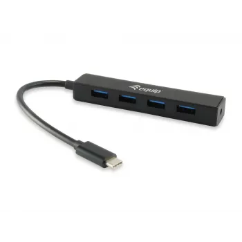 Equip 128954 Schnittstellen-Hub USB 3.2 Gen 1 (3.1 Gen 1) Typ-C 5000 Mbit/s Schwarz