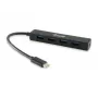 Equip 128954 Schnittstellen-Hub USB 3.2 Gen 1 (3.1 Gen 1) Typ-C 5000 Mbit/s Schwarz
