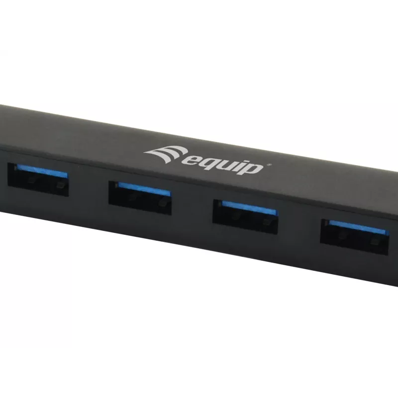 Equip 128954 Schnittstellen-Hub USB 3.2 Gen 1 (3.1 Gen 1) Typ-C 5000 Mbit/s Schwarz