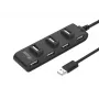 Equip 7-Port USB 2.0 Hub, USB 2.0, USB 2.0, 480 Mbit/s, Schwarz, China, CE, RoHS