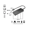 Equip 4-Port USB 3.0 Hub mit USB-C-Adapter