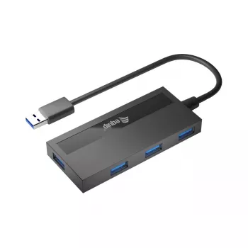 Equip 4-Port USB 3.0 Hub mit USB-C-Adapter