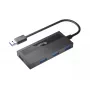 Equip 4-Port USB 3.0 Hub mit USB-C-Adapter