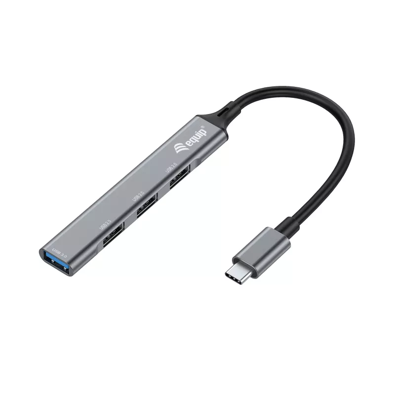 USB Hub Equip 4-Port USB 3.0/2.0 Hub USB-C