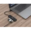 4-Port USB 3.2 Gen 1 Hub Equip mit USB-C Adapter Schwarz 5000 Mbit/s