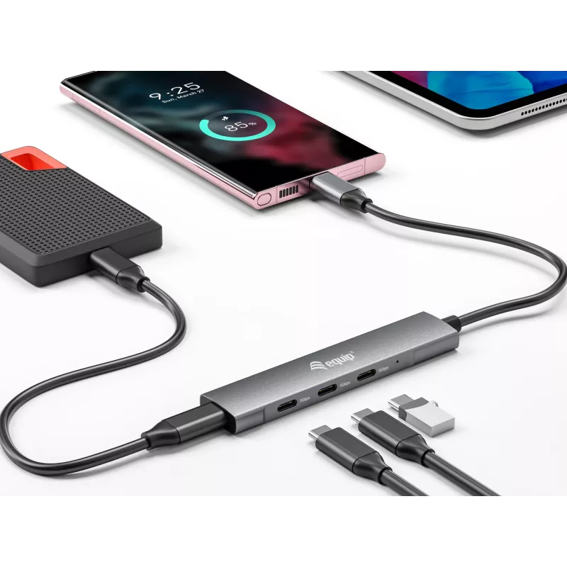 Equip USB-C 4-Port USB 3.2 Gen 1 Hub
