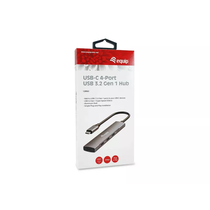 Equip USB-C 4-Port USB 3.2 Gen 1 Hub