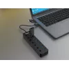 USB Hub Equip 7-Port USB 3.2 Gen 1 Hub mit Netzteil