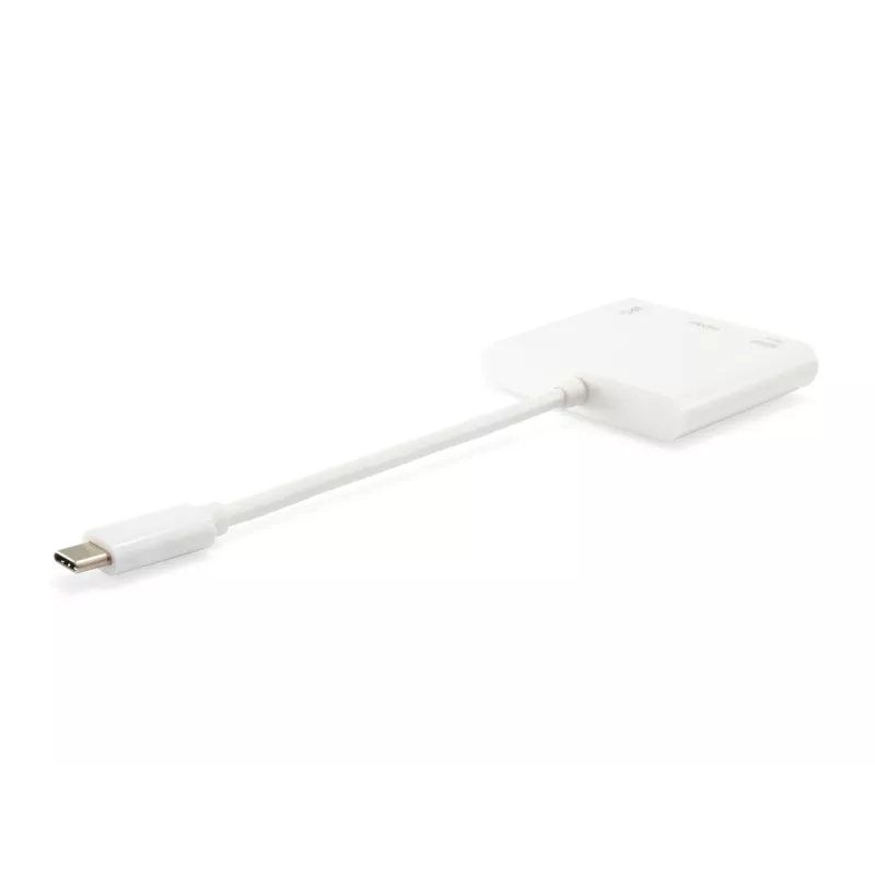 USB Typ C auf HDMI Buchse/USB A Buchse/PD Adapter Equip 133461