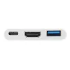 USB Typ C auf HDMI Buchse/USB A Buchse/PD Adapter Equip 133461