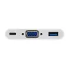USB Typ C auf VGA Buchse/USB A Buchse/PD Adapter Equip 133462